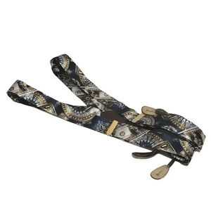 CAS Germany Suspenders Braces Dollar Bills Money Leather Button Tabs